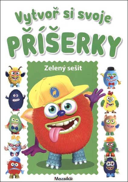 Vytvoř si svoje příšerky – Zelený sešit + samolepky