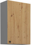 Horní skříňka Ava 60 G-90 1F Barva korpusu: Antracit, Barva dvířek: Dub Artisan