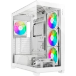 Xilence XILENT Gleam bílá / ATX / 2x USB-A 3.0 / 1x USB-C 3.2 / 4x 140mm ARGB / bez zdroje / průhledná bočnice (X818.W.ARGB)