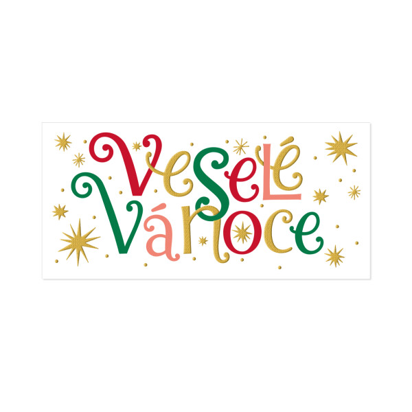 Vánoční kapsa na peníze - Veselé Vánoce