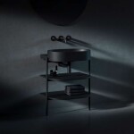 RAVAK - Yard Konstrukce s policemi pod umyvadlo, matná černá D80000D005