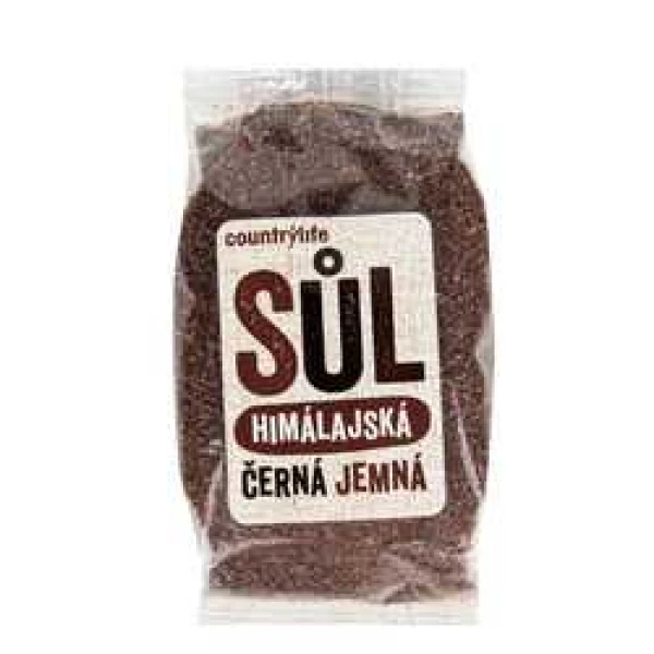 Country Life Sůl himalájská černá jemná 250 g