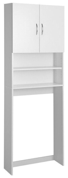 Aqualine SIMPLEX ECO skříňka za pračku 63x25x190cm, bílá