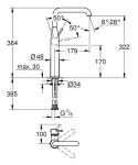GROHE - Essence New Umyvadlová baterie, matná černá 329012431