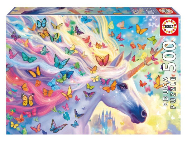 Puzzle Duhový jednorožec 500 dílků