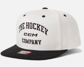 Pánská kšiltovka CCM Athleisure Flat Brim Cap Blanc De Blanc