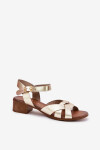 Sandály na podpatku model 212124 Step in style 40
