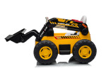 Mamido Dětský elektrický nakladač CAR-26A žlutý | 4x4 | RC 2.4Ghz | EKO kůže | 12V10Ah