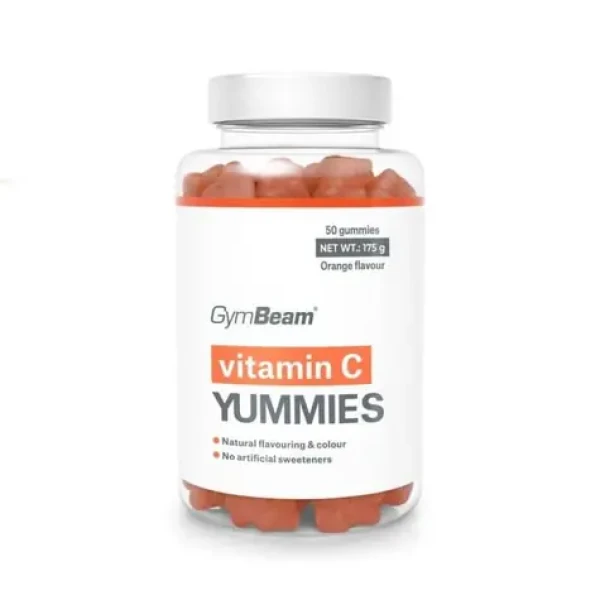 Vitamín C Yummies - GymBeam (pomeranč, 50 kaps.) (113167-1-50caps-orange)