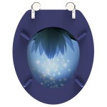 Eisl - Wc sedátko WATER LILY MDF bez SOFT CLOSE 80082WATERLILY