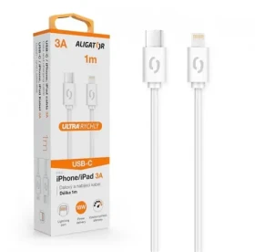 Aligator KALP3AUCLIWH Datový POWER 3A, USB-C/lightning