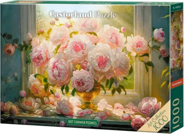 Castorland 105472-2 Puzzle Art Collection: Letní pivoňky