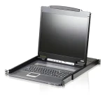ATEN Slideaway console 19" LED / KVM konzole / rack 19" / klávesnice a touchpad / PS/2+USB (CL3000N-ATA-2XK06UG)