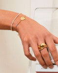 ENAMEL Copenhagen Ring, Agnete Small 925S/GP 57