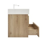 Koupelnová skříňka 2 zásuvková s umyvadlem SAT B-Way 59x50x45 cm dub mat BWAY260OAKU2BBI BWAY260OAKU2BBI