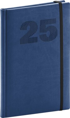 Diář 2025: Vivella Top modrý, týdenní, 15 21 cm