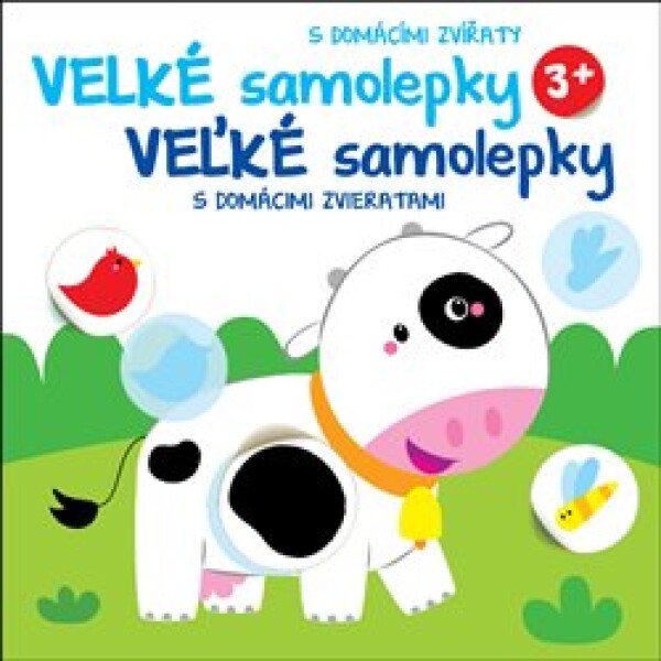 Velké samolepky s domácími zvířaty Kravička / Veľké samolepky s domácimi zvieratami Kravička, 2. vydání