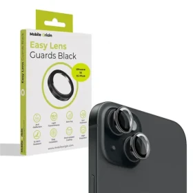 Mobile Origin Easy Lens guards ochranné sklo na objektiv pro Apple iPhone 15/15 Plus černá (FRL-LSG-i15-BLK)