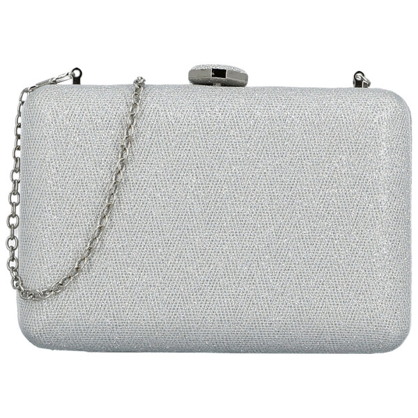 Módní dámské psaníčko Michelle Moon Atreya, stříbrné