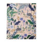 Rifle Paper Co. Kroužkový pořadač na dokumenty Peacock, modrá barva, zelená barva, zlatá barva, papír