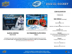 Hokejové Karty NHL 2022-23 Upper Deck Ice Hockey Hobby Box