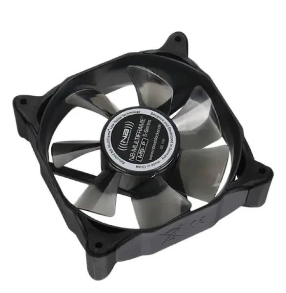 Noiseblocker Multiframe S-Series M8-P černá / 80mm / 17 dB @ 2000 RPM / 31.78 CFM / 4-pin PWM (ITR-M8-P)