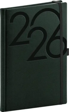 NOTIQUE Týdenní diář Ajax 2026, zelený, 15 x 21 cm (PGD-TA5AJ-6720)