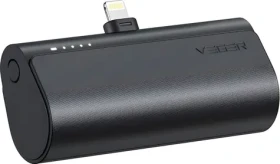 Veger PlugOn černá / Powerbanka / 5000 mAh (PLUGON-L)