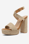 Sandály DeeZee LOLA KL-F20074-36 Materiál/-Jutové plátno,Látka/-Látka
