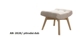 Podnožka Pik AN2828 Provedení: Podnožka, Nožičky: Wenge, látka: AN 2828