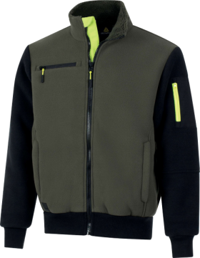 Pracovní bunda Delta Plus flisová PORTO Barva: Khaki/ Černá, Velikost: XL (PORTOKAXG)