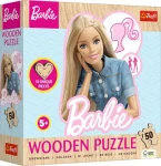 Trefl - Puzzle - Dřevěné obrysové puzzle Barbie