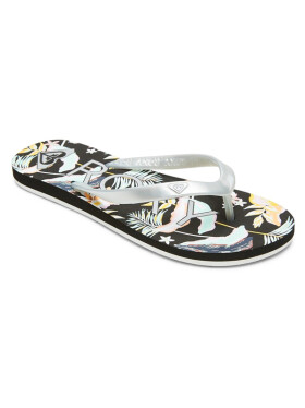 Roxy TAHITI VII BLACK SMASHUP dámské žabky - 37EUR