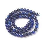 Přírodní lapis lazuli - třída A - ∅ 4 mm - 1 ks