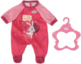BABY born Sametové dupačky růžové, 43 cm - Zapf Girls Only