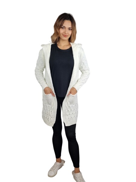 HOSH Kardigan Lee Velikost: UNI, Barva: Bílá