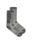 Dámské merino turistické ponožky ICEBREAKER Wmns Hike+ Mountaineer Mid Calf, Jet Heather/Black velikost: 38-40 (M)