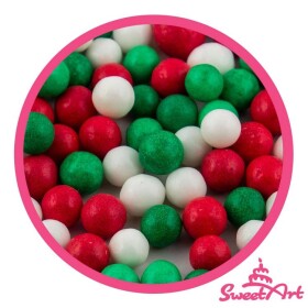 SweetArt cukrové perly Christmas mix 7 mm (1 kg)