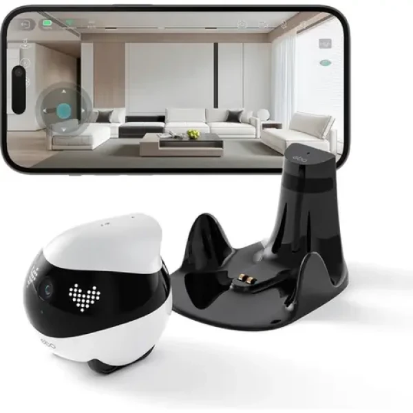 Enabot EBO Air 2 Dove Companion Robot bílá / mobilní 2K kamera / AI / Wi-Fi / 2450 mAh / micro SD (EBO AIR 2)