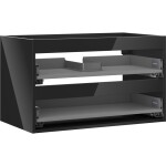 MEXEN - Box-A skříňka pro umyvadlo 80, 2 zásuvky, černá lesk 91AX0-0800-470-2-70