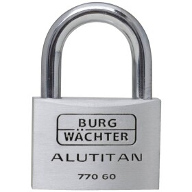 Burg Wächter 36121 visací zámek 70.00 mm zámky s různými klíči hliník na klíč