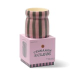 Paddywax Vonná svíčka Cabana Cinnamon / Clove 184 g, fialová barva, keramika