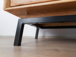 Massivo.cz Vitrína Modern Loft 2d/3s, dub, masiv