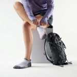 Dámské merino turistické ponožky SMARTWOOL Women's Hike Targeted Cushion Low Ankle, Purple Eclipse velikost: 38-41 (M)