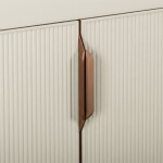 REA - Sada koupelnového nábytku s umyvadlem Astor 60 cm Beige REA-M0098