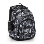Bagmaster LINCOLN 26 A studentský batoh – černo-bílý