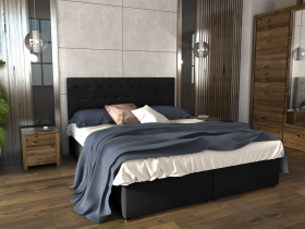 FRONTI Postel LEO 180x200 černá
