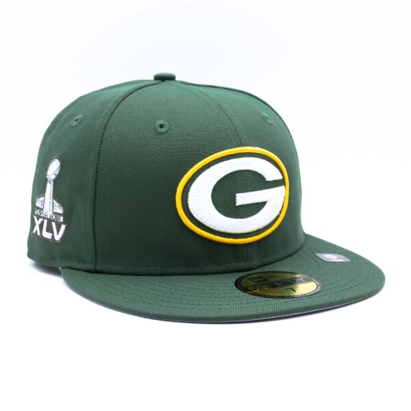 New Era Pánská kšiltovka Green Bay Packers NFL Super Bowl XLV 59FIFTY Fitted - Zelená Velikost: 7 3/8