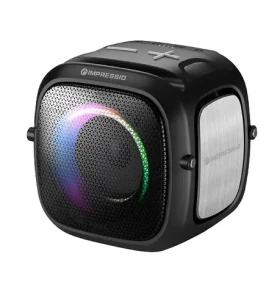 C-TECH Impressio Qubis mini / Párty reproduktor / 5W / Bluetooth / 3.5mm / USB / IPX6 (8594125014131)
