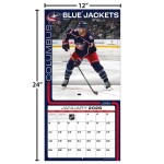 JF Turner Kalendář Columbus Blue Jackets NHL 2026 Wall Calendar